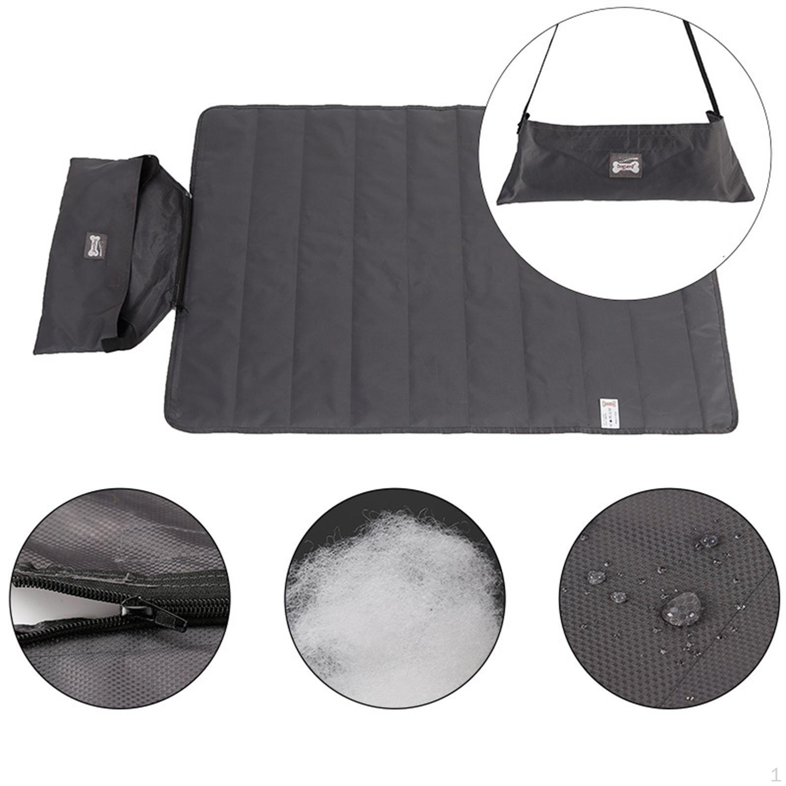 

Blanket Portable Tour Camping Washable Dog Bed темно-серого
