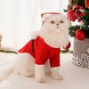 M-2XL Christmas Pet Dress Santa Claus Dog Clothes Cat Party Dress Decorations