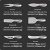 Stainless Steel Cheese and Butter Knife Set - 6 Pieces
