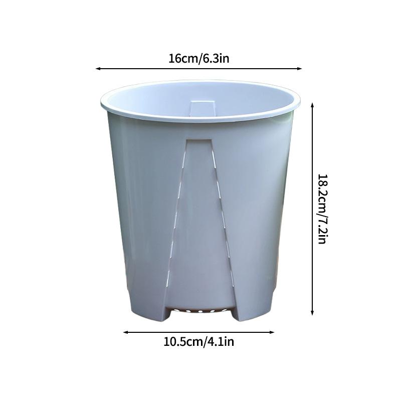 Plastic Flower Pot Orchid Root Control Plant Pot Breathable Nursery Pot Garden Planting Bonsai Seedling Potted Planters Supplies