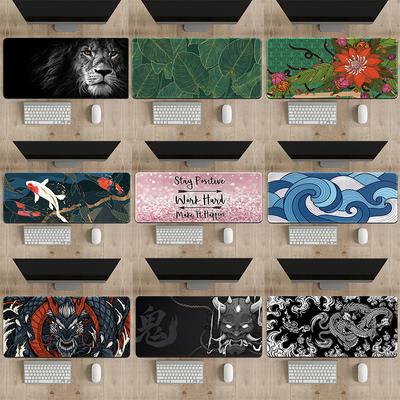 Mouse Pad Thickened Edge Lock Computer Desk Pad Office Study Pad Large Non-slip Keyboard Pad