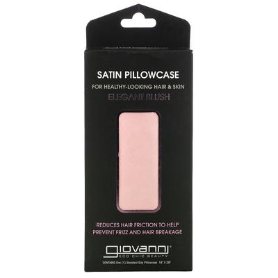 Satin Pillowcase, Elegant Blush, 1 Pillowcase