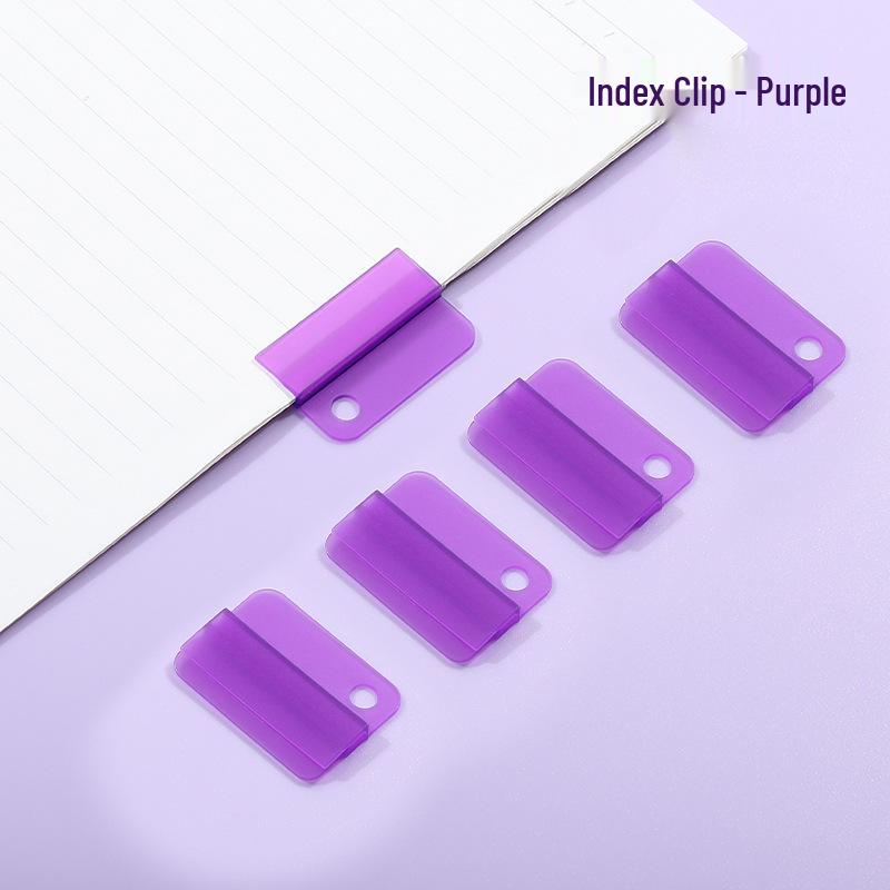 6-Piece Colored Sealing Clip Set for File and Paper Organization