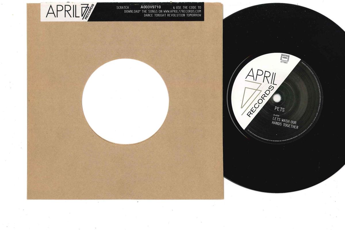 

7inch Record PETS - A Good Day For Telling Lies A77003 APRIL77 2008 France Rock Used