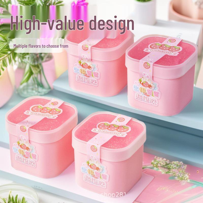 

Girly Style Crystal Slime Bouncing Putty for Kids Matcha Slime Foam (Buy 12 Get Display Box)