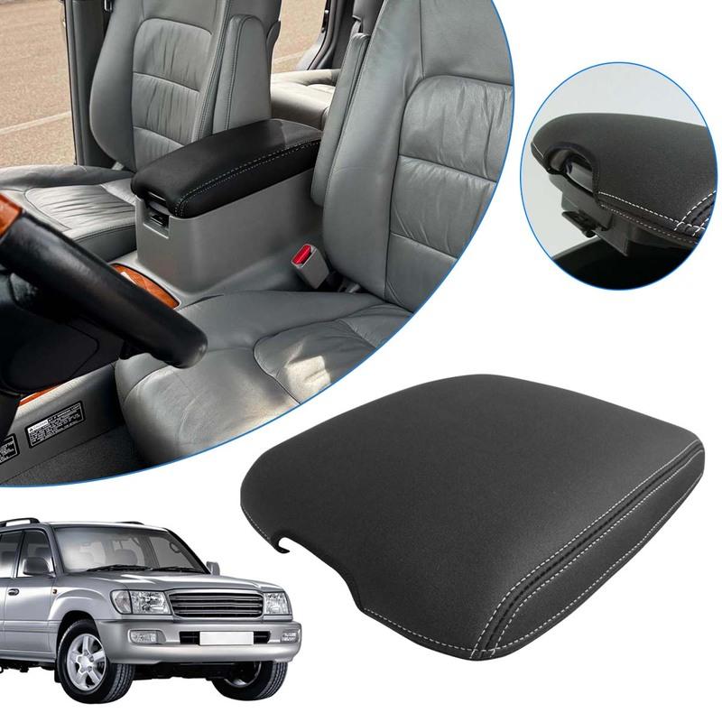 Car Center Central Armrest Box Cover Black Neoprene Handrest Protection For Toyota Landcruiser 100 Series 1998 1999 2000-2007