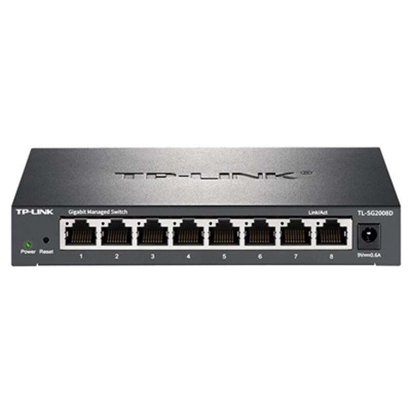 Tp-Link TL-SG2008D 8-Port Gigabit Web Managed Switch