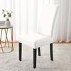 Waterproof PU Leather Seat Covers for Dining Chairs Stretchable Dining Room Chair Seat Covers, Kitchen Chair Seat Covers Protectors