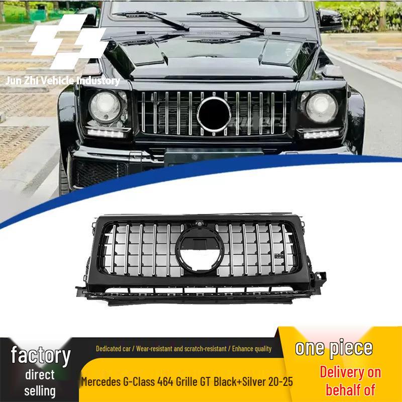 Mercedes-Benz G-Class W464 GT Front Grille 2020-2025 Black/Silver Replacement