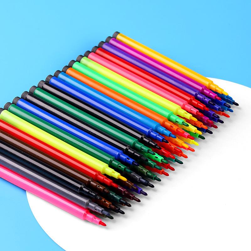 Children's Creative Watercolor Pen Set - 6 or 12 Colors for Elementary School Art Projects