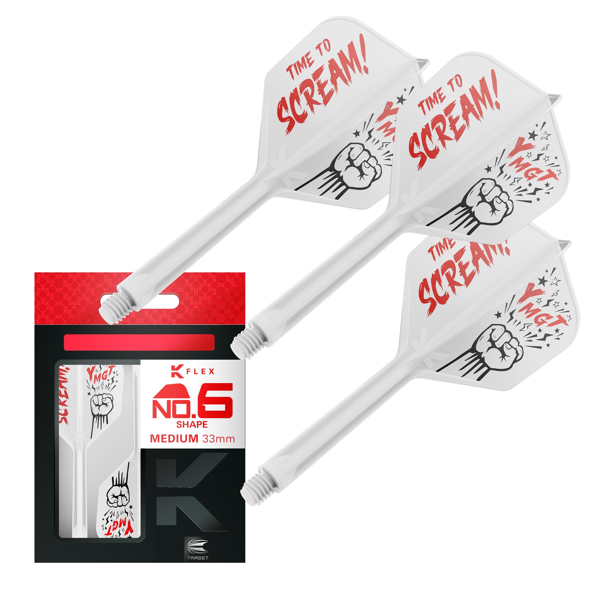 

Target Scream Shape Модель Акито Ямагато K-FLEX (СЕРЕДИНА) белый