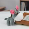 Little Donkey Little Horse Plush Toy Chain Bag Hanging Decoration Stuffed Animal Keychain Pendant Doll Gift 11cm