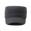 Warm Velvet Flat Top Hat for Middle-Aged and Elderly Men's Ear Protection Coldproof Forward Hat