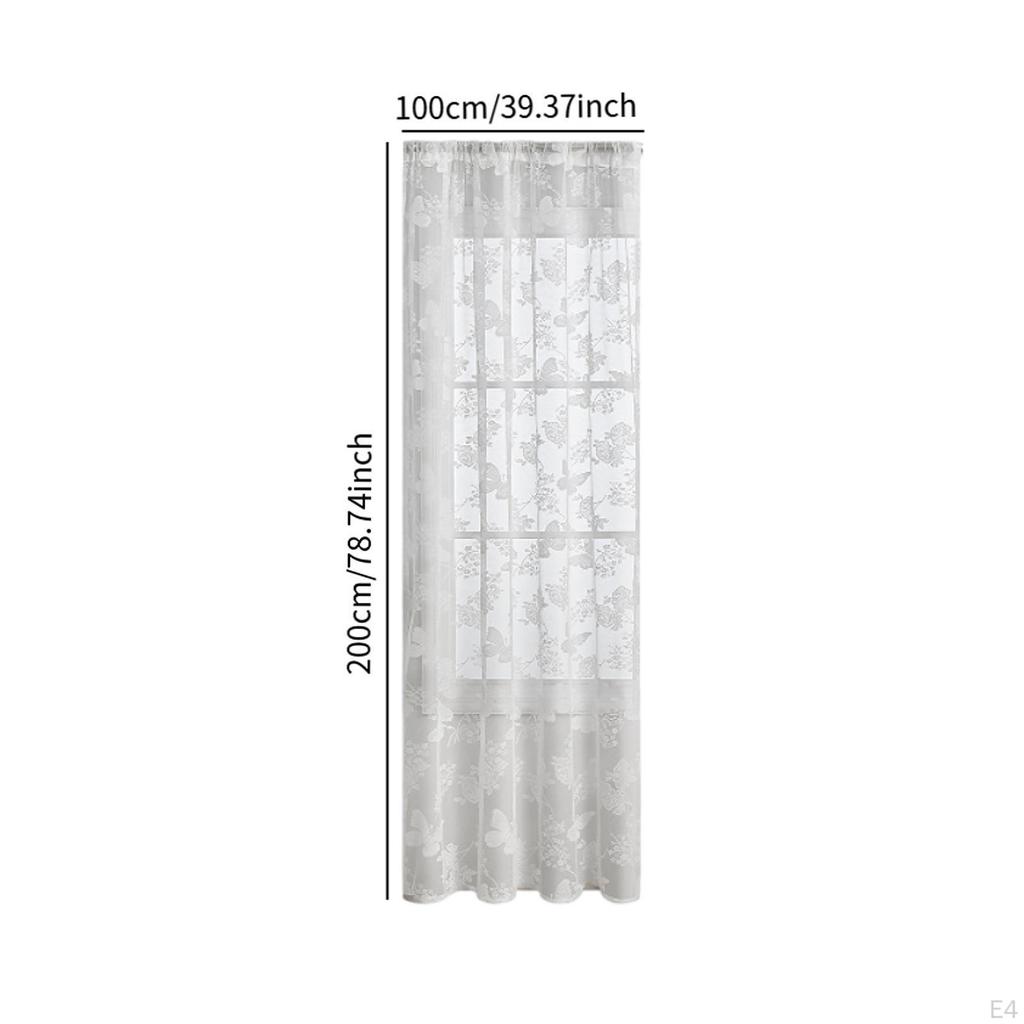 Floral Lace Curtain of The Package Decorative Bedroom Bar