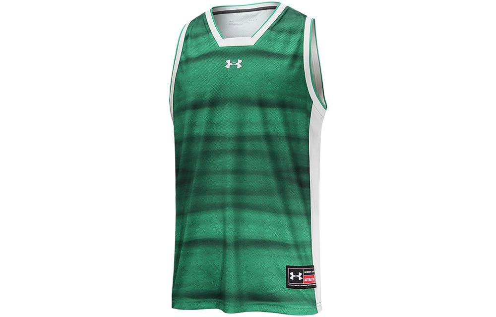 Баскетбольная майка Under Armour мужская зеленая 22500103-305 XXXXL