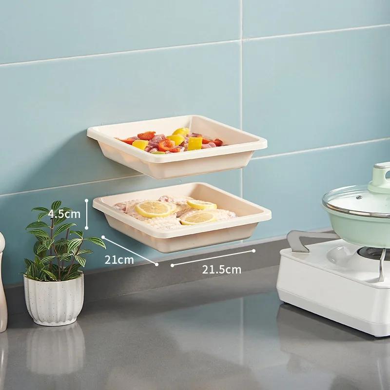 

Органайзер для противней, настенная полка для тарелок и овощей, кухонная плита для многослойного приготовления и хранения пищи