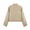 New autumn models, fashionable and casual style, versatile knot buckle temperament jacket, short coat