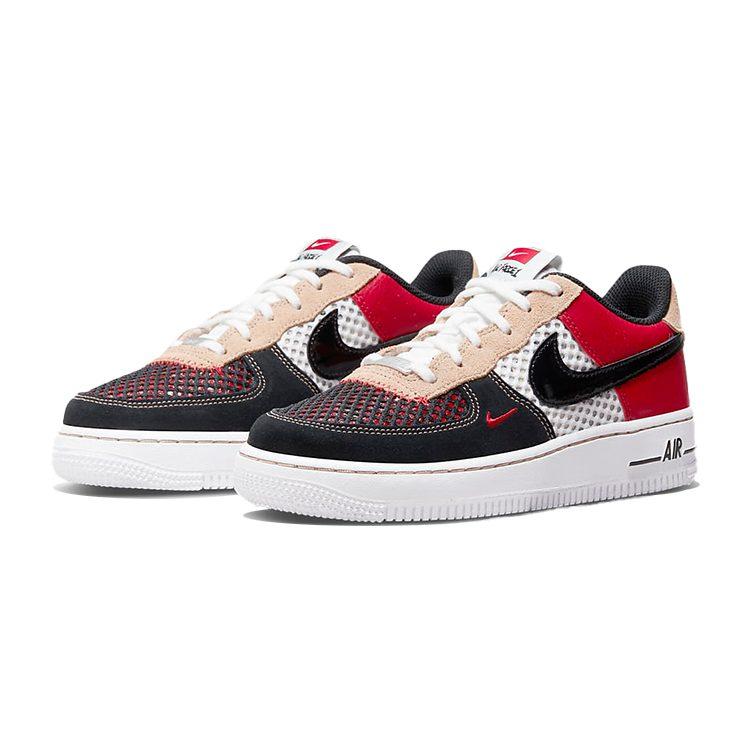 Nike Air Force 1 'Alter And Reveal' Low Top Skateboard Shoes Black Red Unisex DO6113-100