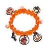 Halloween Funny Pumpkin Ghost Bracelet For Women Black Bat Spider Web Hat Metal Chain Bangles Hip Hop Punk Festival Jewelry Gift