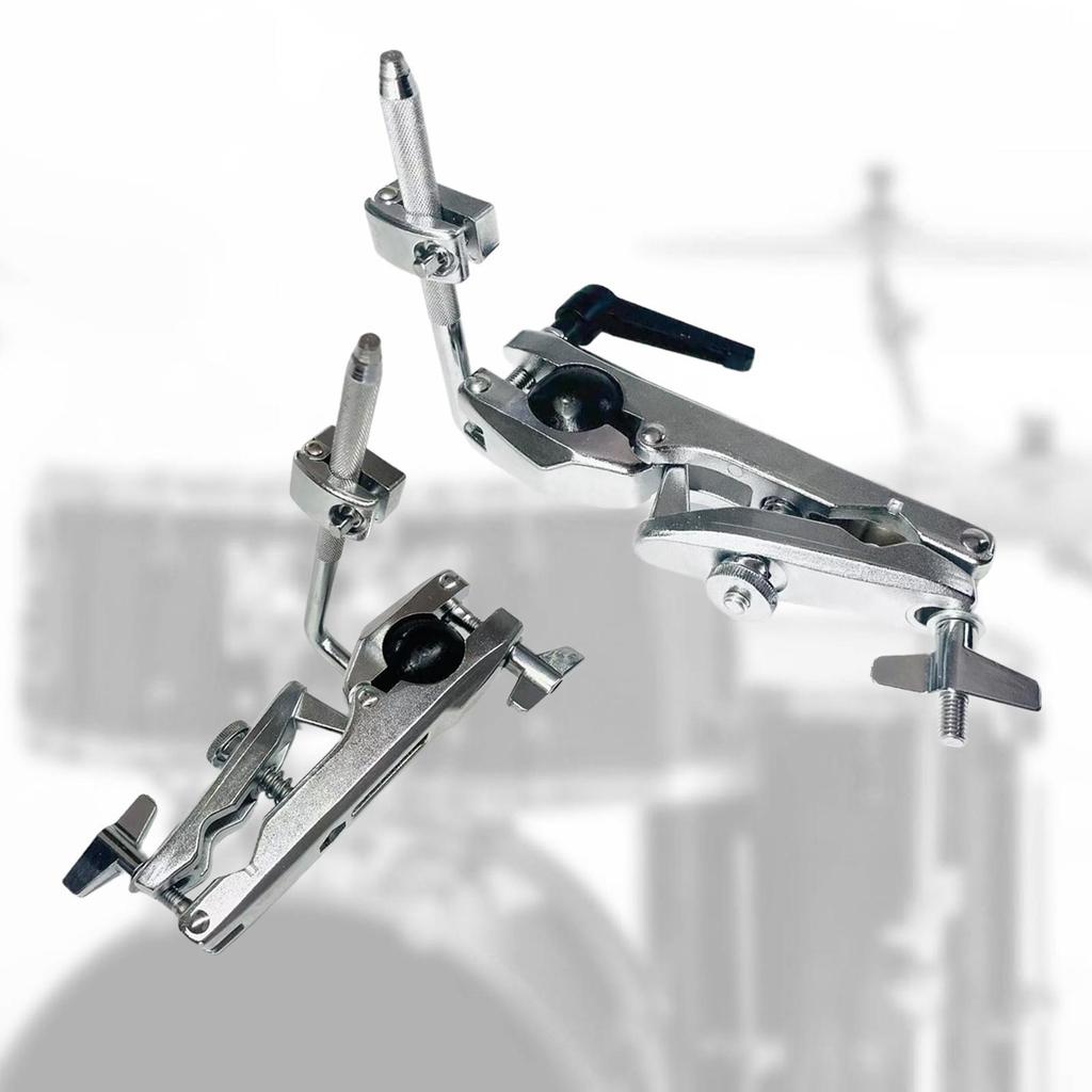 Cymbal Stand Clamp Drum Hardware Professional Extended Cymbal Holder Adjustable Easy Installation Drum Clamp Drum Set Clamp