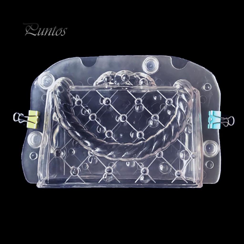 Creative 3D Lady Handbag Chocolate Mold Candy Jelly DIY Baking