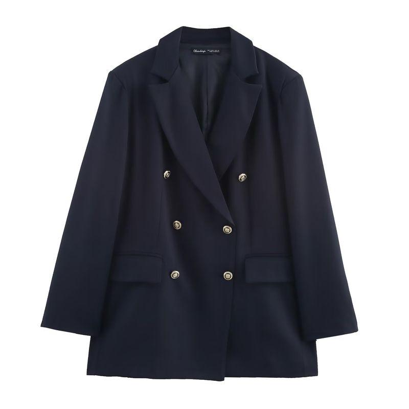 

Kaslead Новая женская одежда Западный стиль Мода Простые Повседневные Свободные Блейзеры 2442797 Image color L