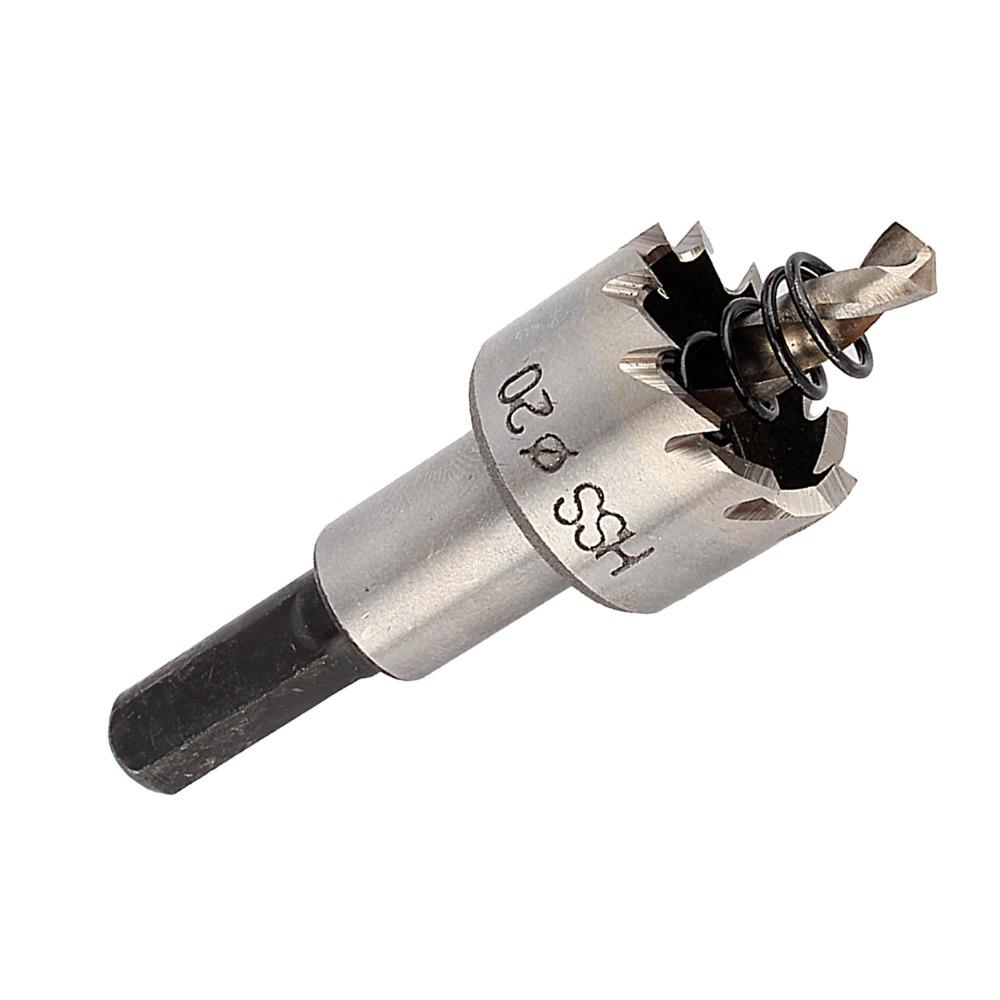 Broca Sierra de Agujeros de 20 mm de Diámetro HSS 4341 Broca Metálica Broca Sierra de Agujeros Para Corte de Metal