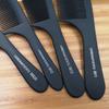 2Pcs Black Hair Salon Comb Hairdressing Carbon Comb Antistatic And Heat Resistan