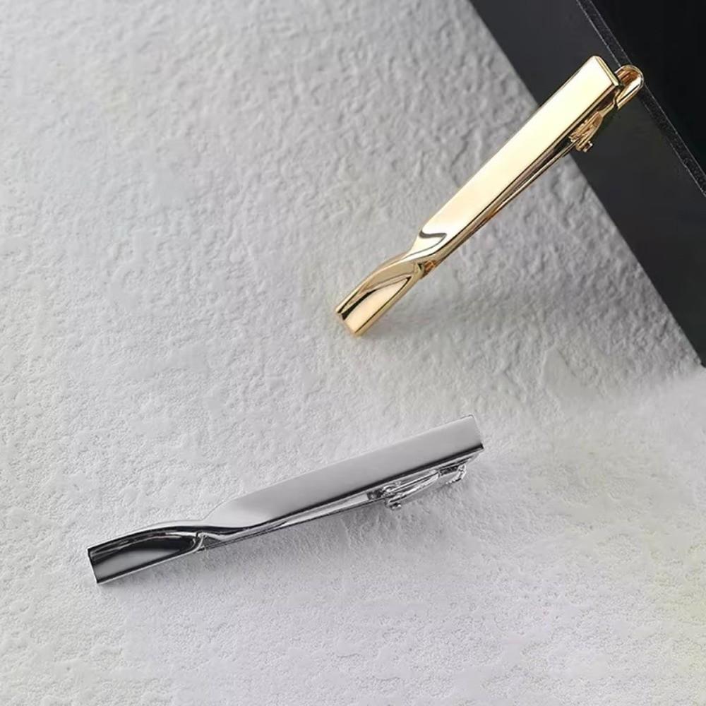 Classic Men's Tie Clip Metal Tie Clasp Elegant Tie Pin  Necktie Bar Dress Shirts Accessories
