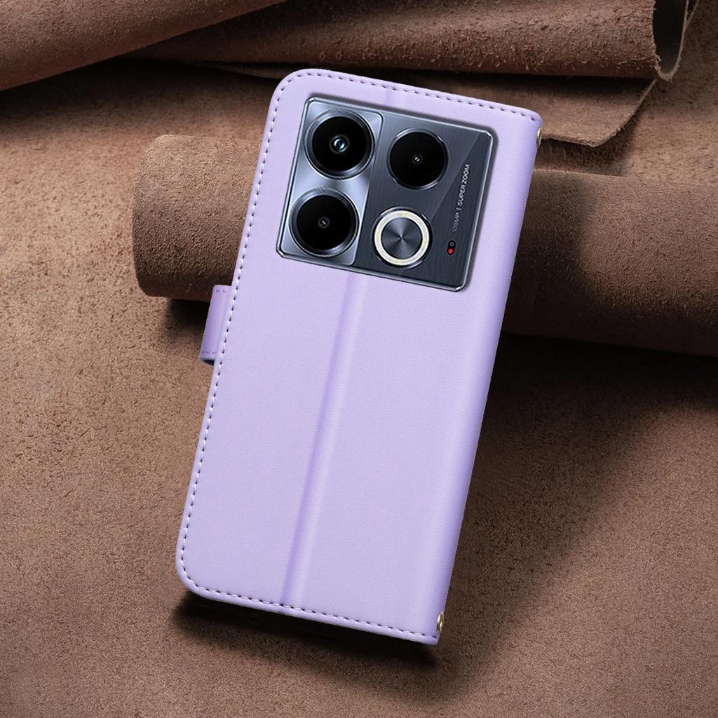 Luksusowy Portfel Stojak na Karty Magnetyczne Etui Skórzane z Klapką Dla Infinix Note 40 4G Note 40 Pro 4G Note 40 Pro 5G Note 40 Pro Plus Pokrowiec