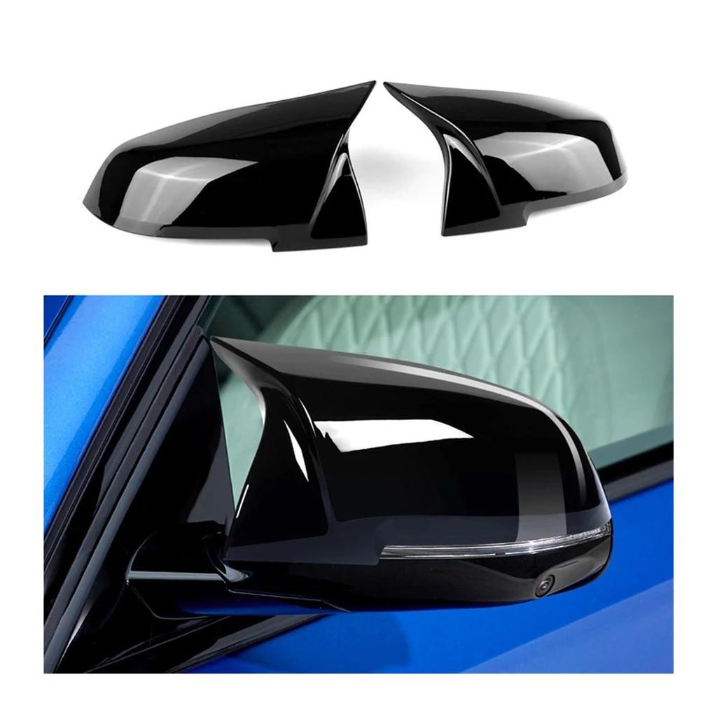 2PCS ABS Mirror Cover Rearview Side Mirror Cover for BMW 1234 Series F20 F21 F22 F23 F30 F31 F34 F32 F33 F36 X1 E84 M2 F87
