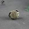 Retro Brass Mythical Beast Turtle Shell Bell Vintage Pure Copper Car Keychain Pendant Lucky Animal Statue Desktop Ornament Decor