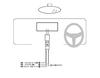 Daihatsu Genuine Backup Camera Eclipse Conversion for LA600 LA700 LA250 LA100 (DB08-20P) Tanto, Wake, Cast, Move, Etc.