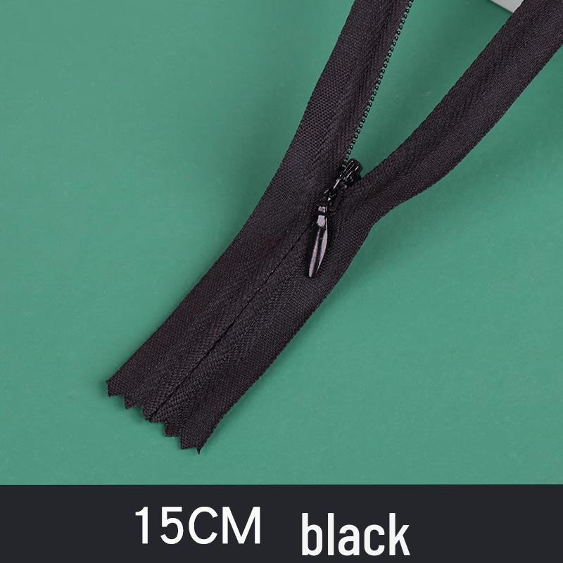 No. 3 Black & White Invisible Zipper Puller for Dress Pants, Skirts, and Duvet Covers - Anti-slip, Anti-opening Accessory.