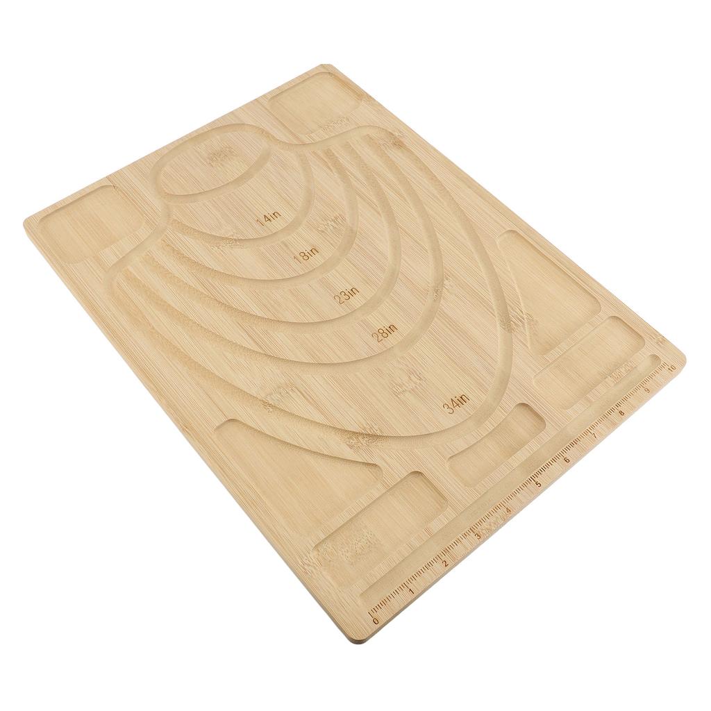 Bead Board Jewelry Making Beading Tray Necklace Design Mat Bambusoideae 28.5x38x1cm