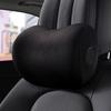 Car Seat Headrest Memory Foam Head Neck Rest Auto Seat Head Rest Support Neck Cushion Pillows for Car Office Black