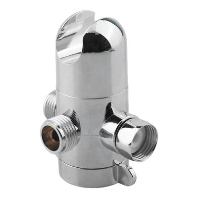 Fixed Showerhead Connector 3-Way Diverter Bathroom Upgrade Versatile Shower Solution DIY Friendly Installation