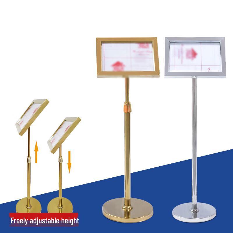 Stainless Steel Display Sign Stand