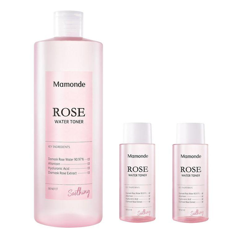 

Mamonde Тоник с розовой водой 500 мл + 50 мл x 2