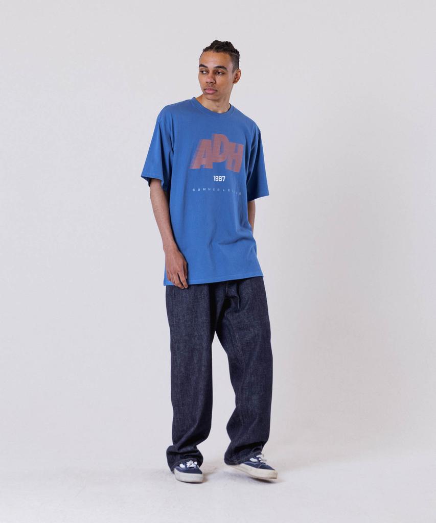 ALL DAY HOOPS Adh Summer League Oversized Short Sleeve T-Shirt Blue