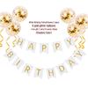 Internet Celebrity Birthday Mermaid Tail Flag Decoration for Baby’s First Birthday Party - Banner, Garland, String Lights & Balloons