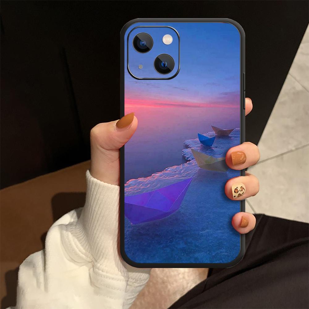 Art Beautiful Landscape Phone Case Cover Coque For Iphone Xiaomi Mi Samsung Galaxy Redmi Note A S 11 12 13 14 15 22 23 24 5G Pro Plus Max Fe Ultra