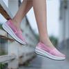 Fashion Women Leisure Sports Comfortable Platform Breathable Mesh Lightweight Summer Walking Shoes Anti Slip Thick Soled Casual Shoes