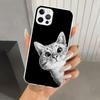 Cat Cute Kitten Cartoon Phone Case for Iphone 17 Air 16 15 Plus 14 13 Mini 12 11 Pro Max 16E 7 8 SE 2020 Soft Funda Print Shell