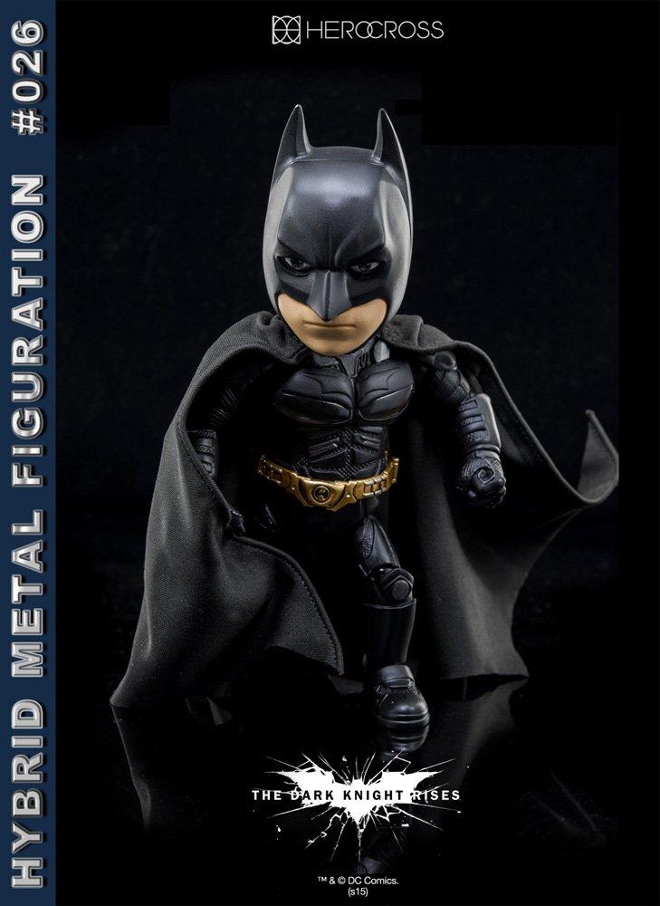 [Hybrid Metal Figuration] #026 "The Dark Knight Rises" Batman, Approximately 14cm Tall, Pre-painted, Movable Alloy Figure