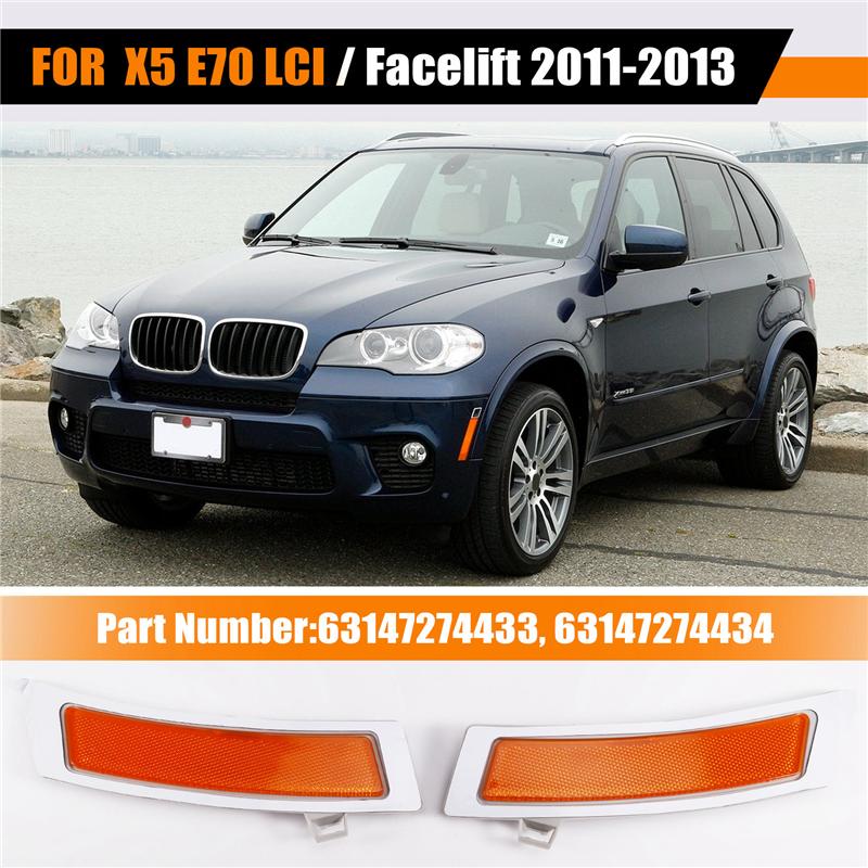 Front Bumper Side Marker Reflector E70 Bumper Reflector 63147274433 X5 Signal Light 63147274434
