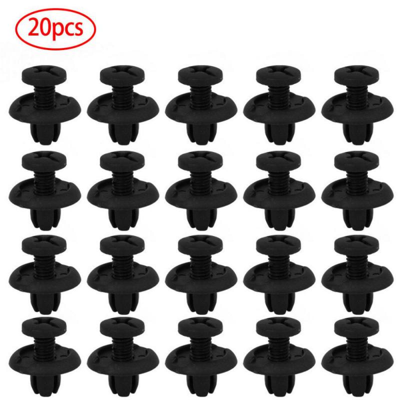 10/Universal Car Bumper Fender 8mm Hole Plastic Rivets Fastener Screw Car Fastener Clips for Nissan Focus Kia