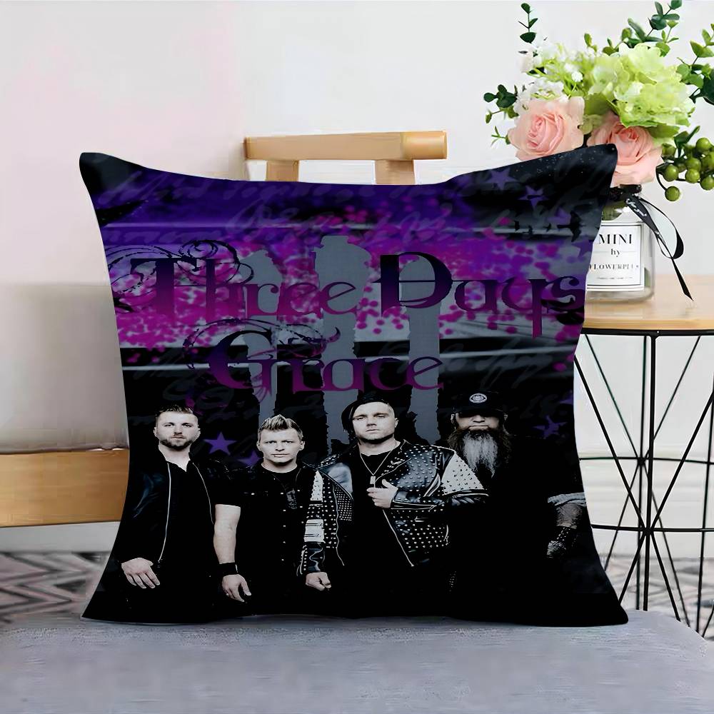 Band T-Three D-days Grace Cushion Cover Decorative Pillow Sofa Home Decor Case Pillow Cases