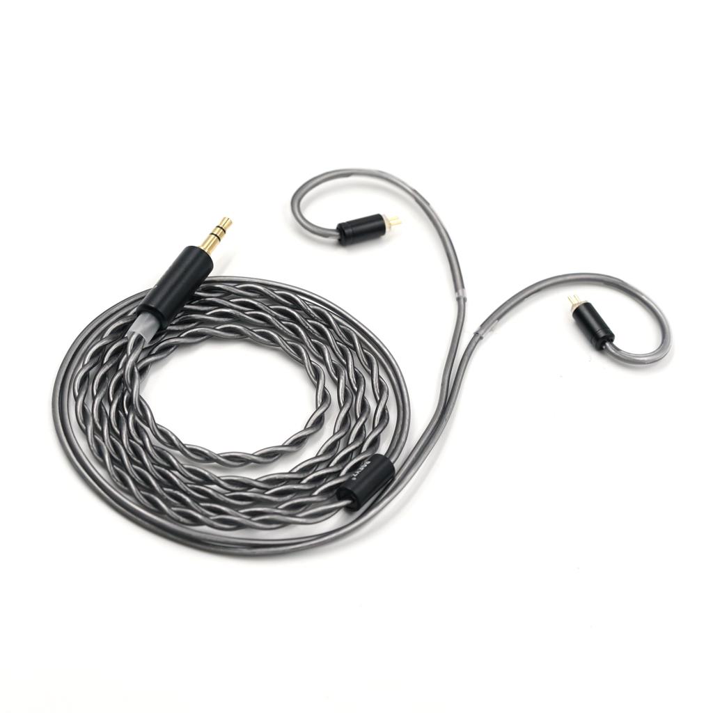 BQEYZ BQ10 12mm Cuffie dinamiche cablate Cuffie da gioco con microfono e telecomando Compatibili con smartphone Argento senza in-ear In-ear
