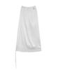 Teulimingbeodeu Shirring Strap Long Skirt [ White ]